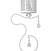 Настольная лампа Crystal Lux ELISA WHITE LG1